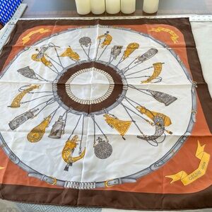 Céline Silk Scarf - large size